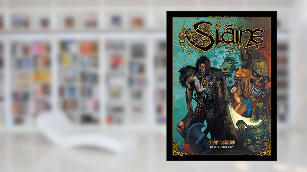 Capa de Sláine. O Deus Guerreiro, do autor Pat Mills