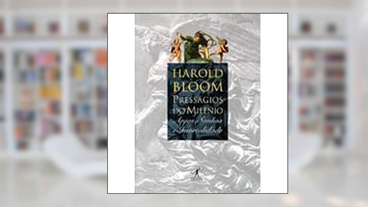 Capa de Presságios do milênio, do autor Harold Bloom