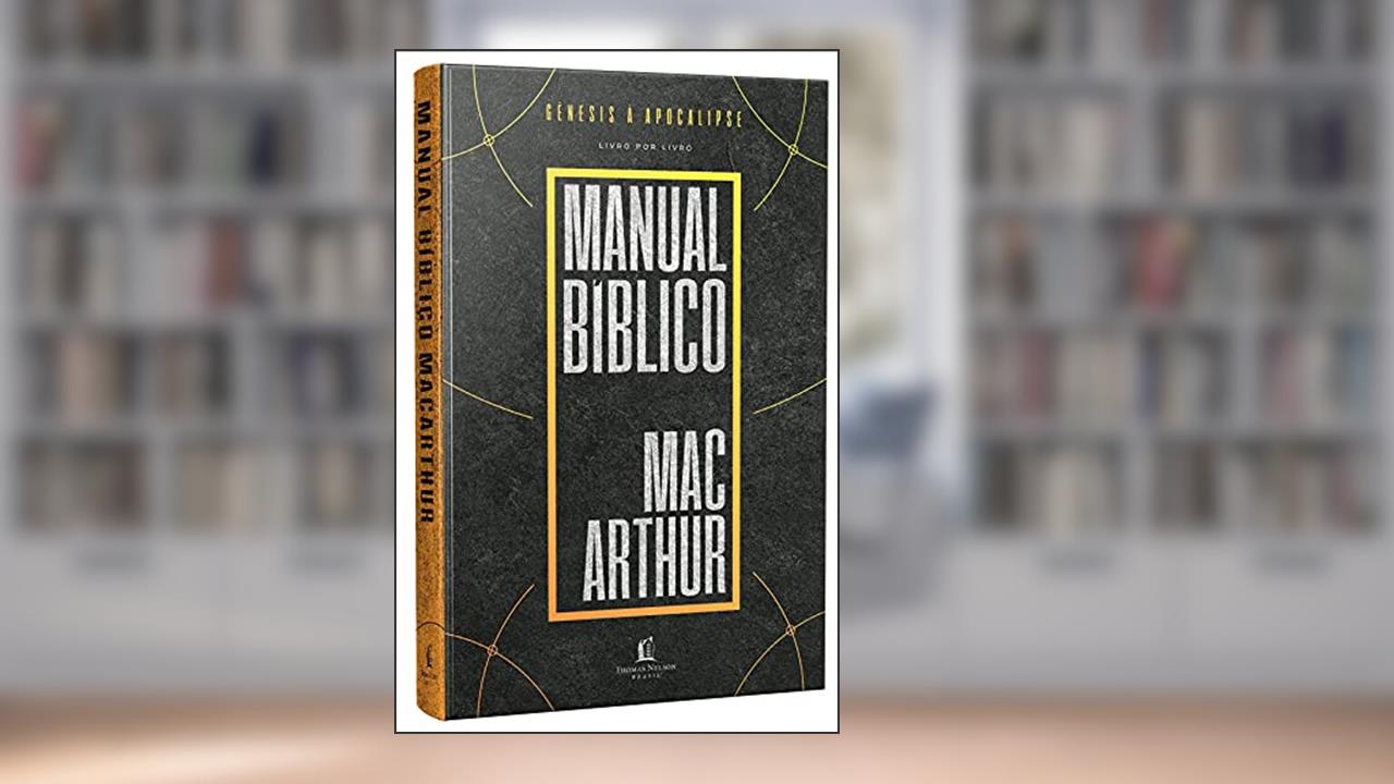 Capa de Manual bíblico Macarthur - Repack, do autor John MacArthur