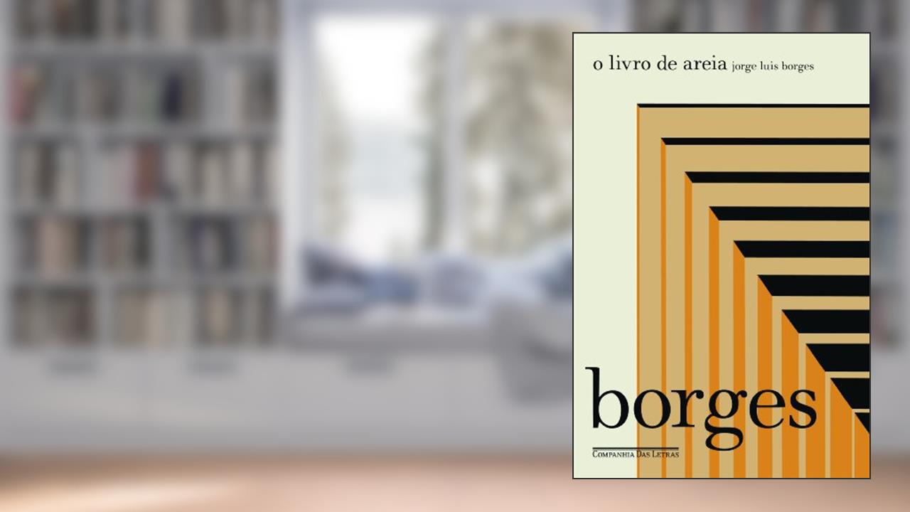 Capa de O livro de areia, do autor Jorge Luis Borges