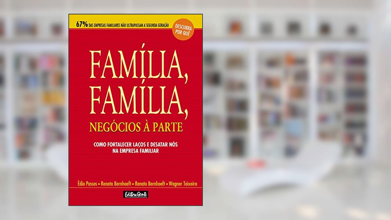 Capa de Família, família, negócios a parte, do autor Édio Passos