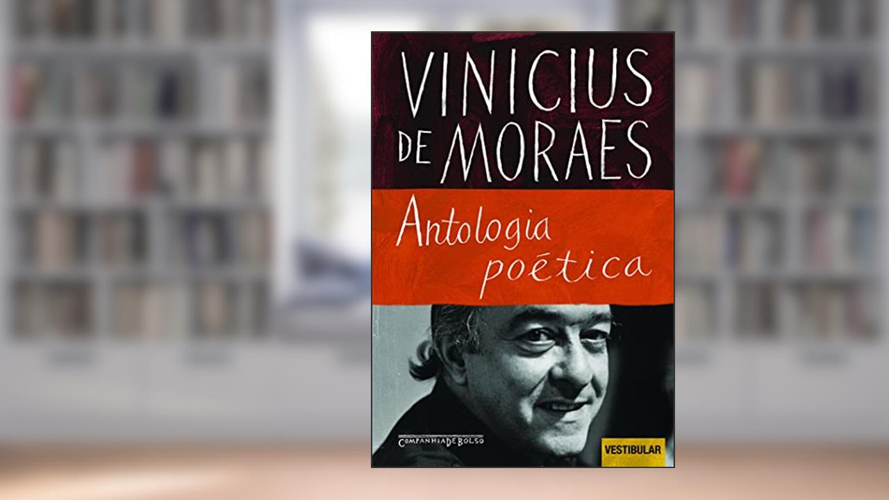 Capa de Antologia poética, do autor Vinicius de Moraes
