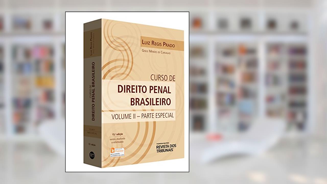 Capa de Curso de Direito Penal Brasileiro. Parte Especial - Volume 2, do autor Luiz Regis Prado