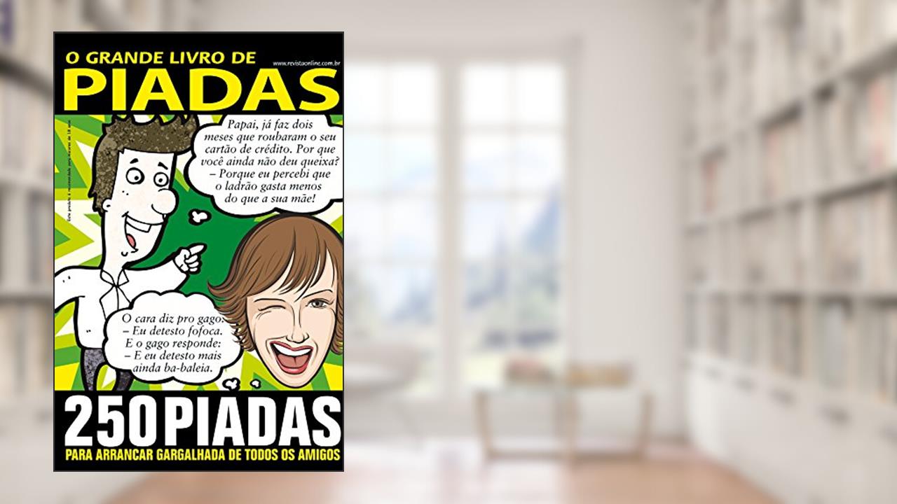 Capa de O Grande Livro de Piadas Ed.09: 250 piadas para arrancar gargalhadas, do autor On Line Editora