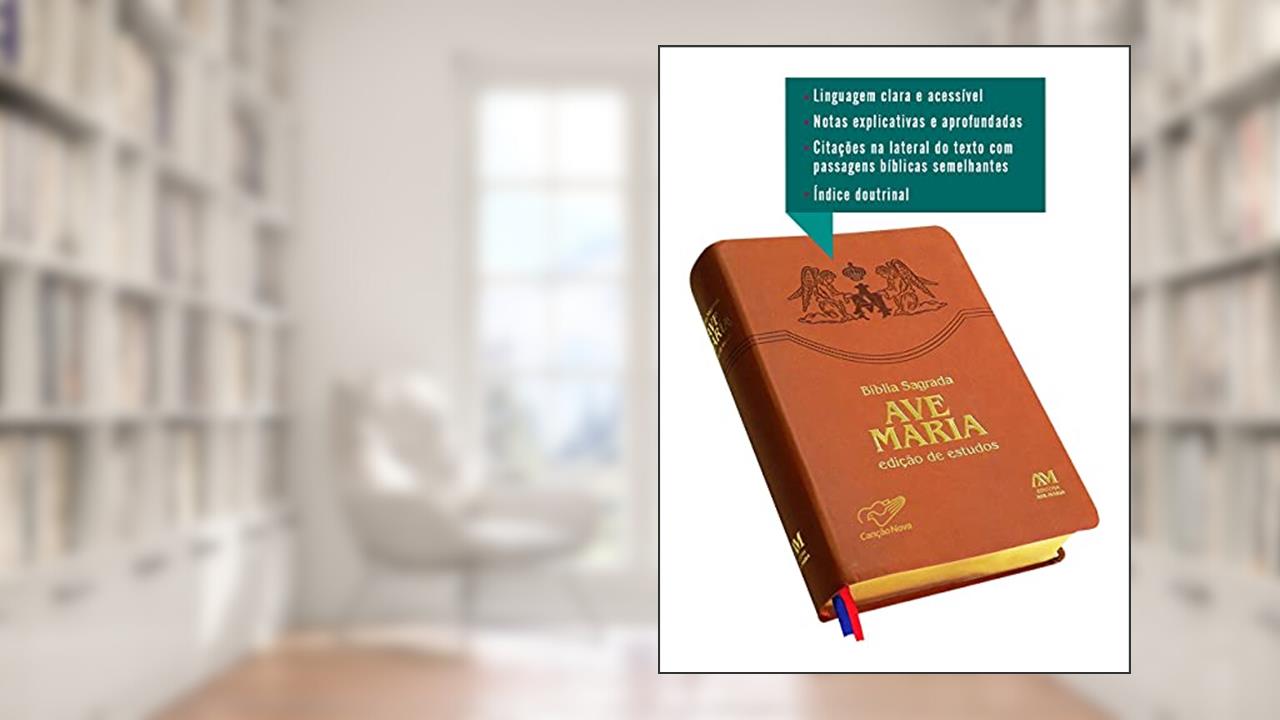 Capa de Bíblia Sagrada - Edição de estudos, do autor Editora Ave-Maria