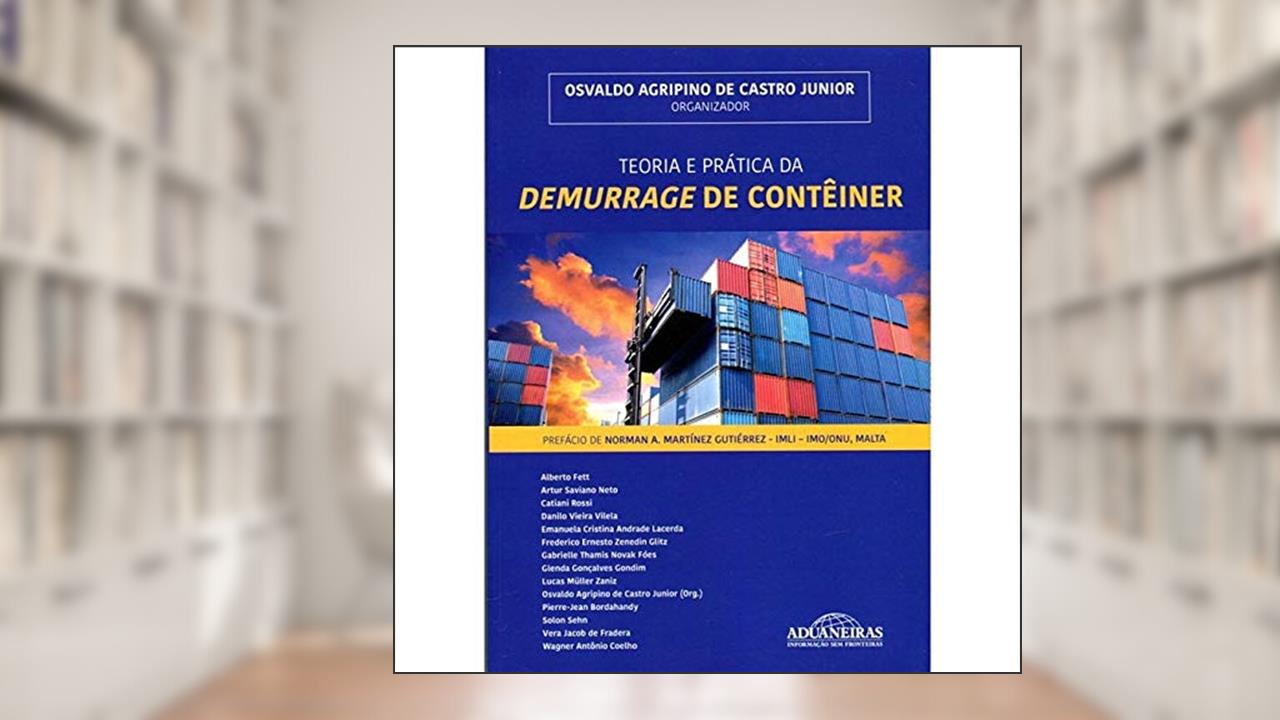 Capa de Teoria e Prática da Demurrage de Contêiner, do autor Luís Martins De Oliveira