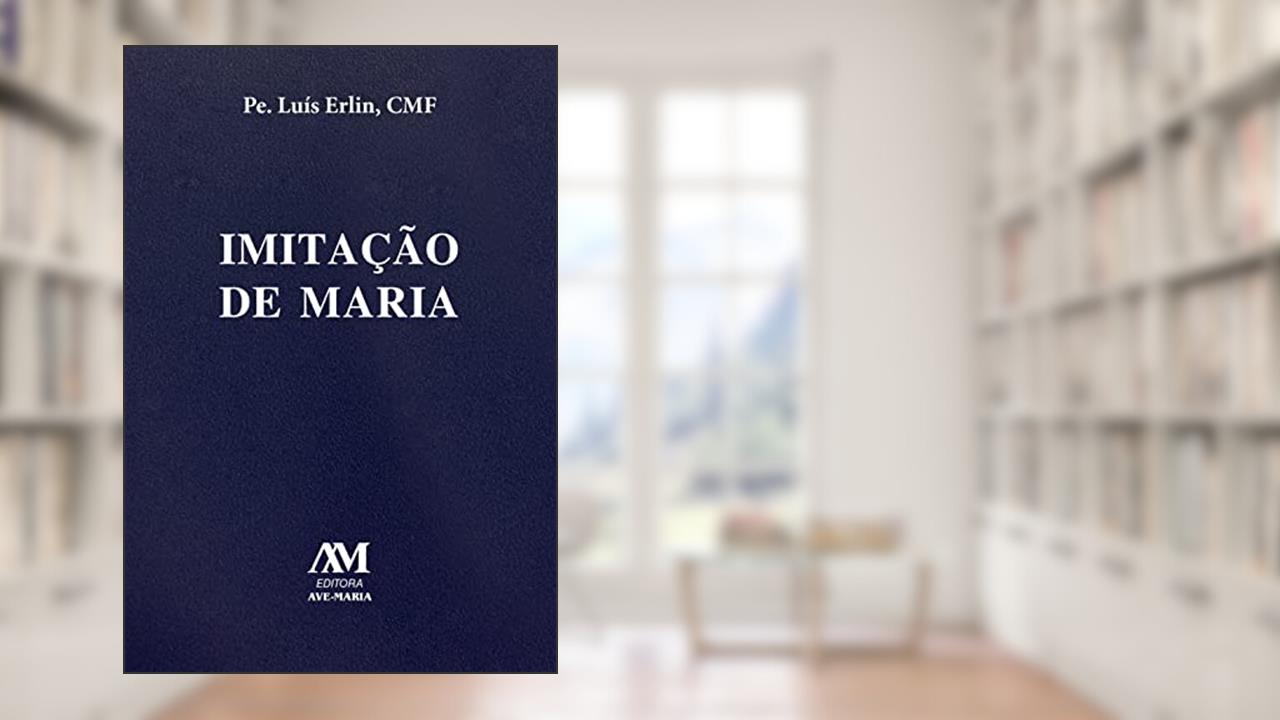 Capa de Imitação de Maria - capa plástica, do autor Padre Luís Erlin