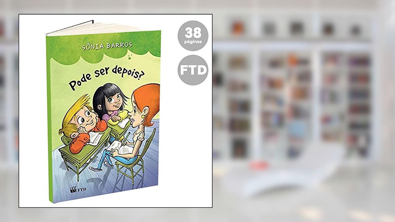 Capa de Pode ser Depois?, do autor Sônia Barros