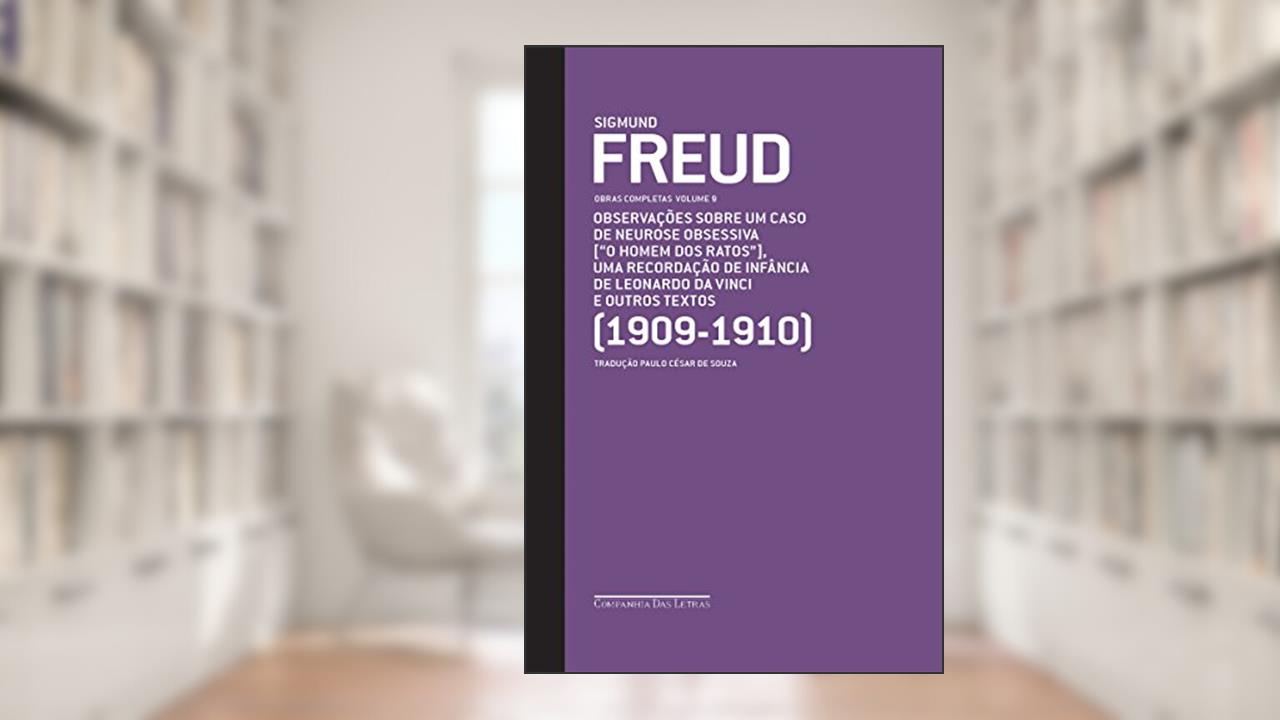 Capa de Freud (1909-1910) - Obras completas volume 9: Observações sobre um caso de neurose obsessiva [