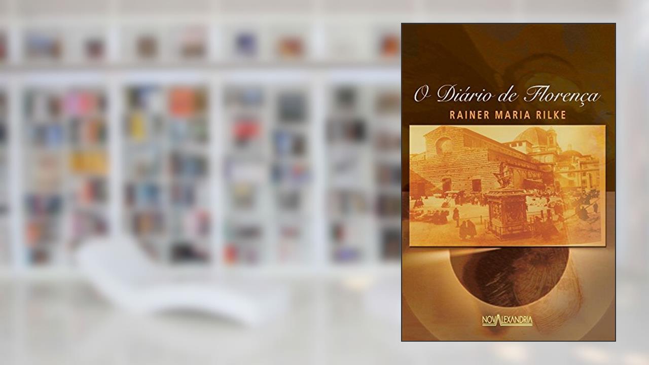 Capa de O diário de Florença, do autor Rainer Maria Rilke