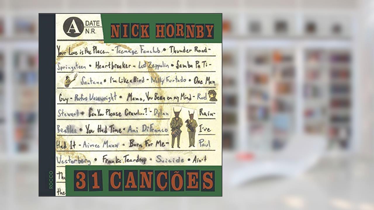 Capa de 31 canções, do autor Nick Hornby