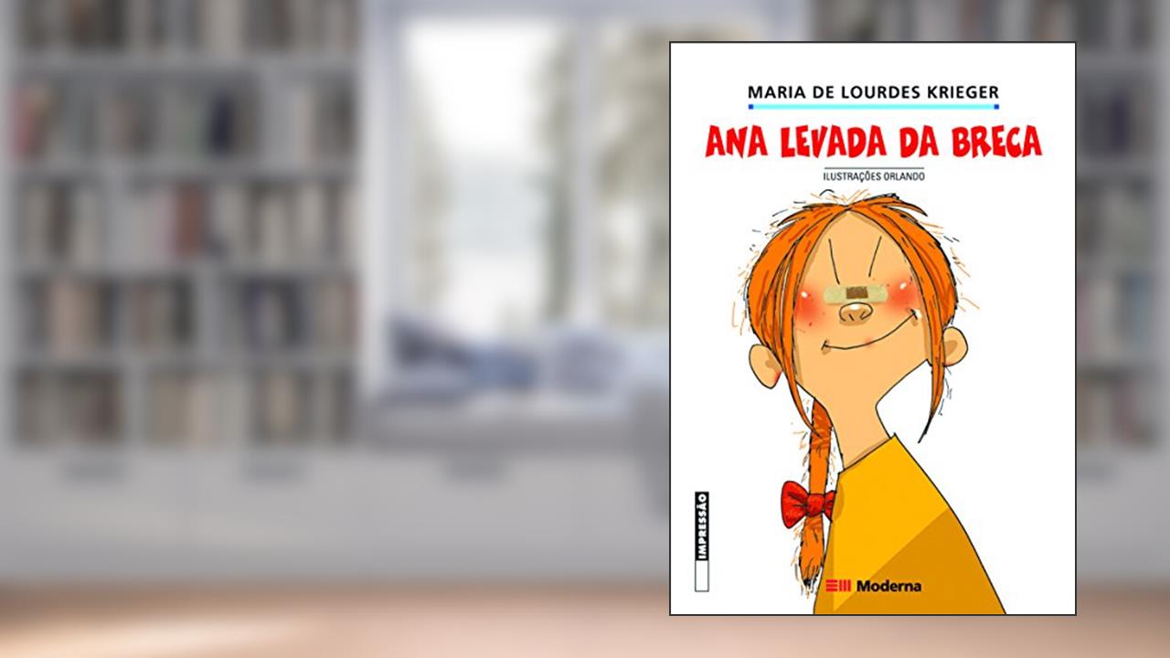 Capa de Ana Levada da Breca, do autor Maria de Lourdes Ramos Krieger