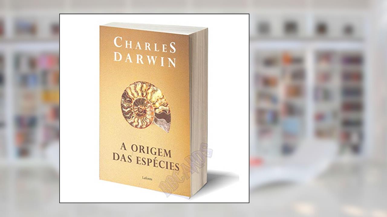 Capa de A Origem das Espécies, do autor Charles Darwin
