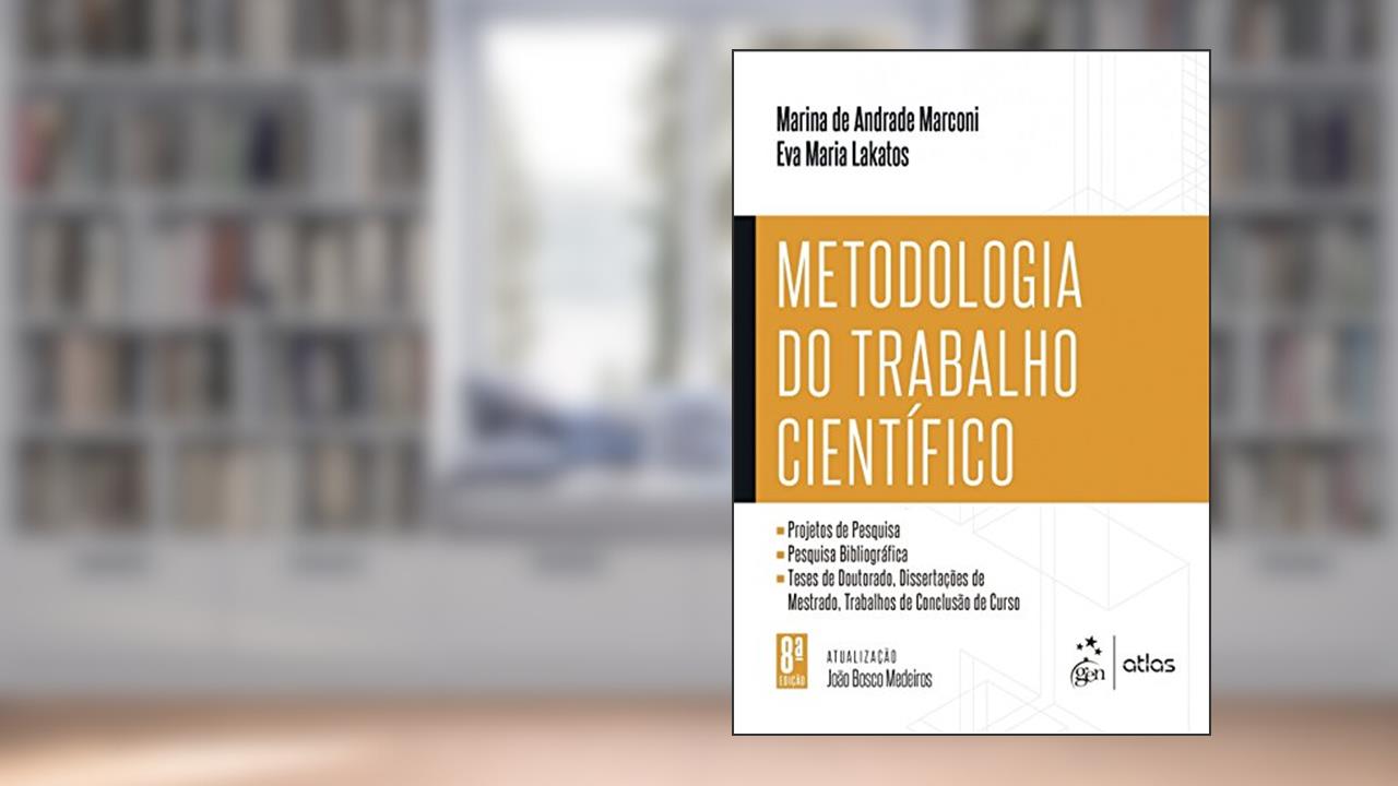 Capa de Metodologia do Trabalho Científico, do autor MARCONI/LAKATOS