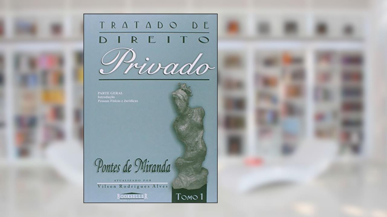 Capa de Tratado de Direito Privado - Tomo 1, do autor Francisco Cavalcanti Pontes de Miranda