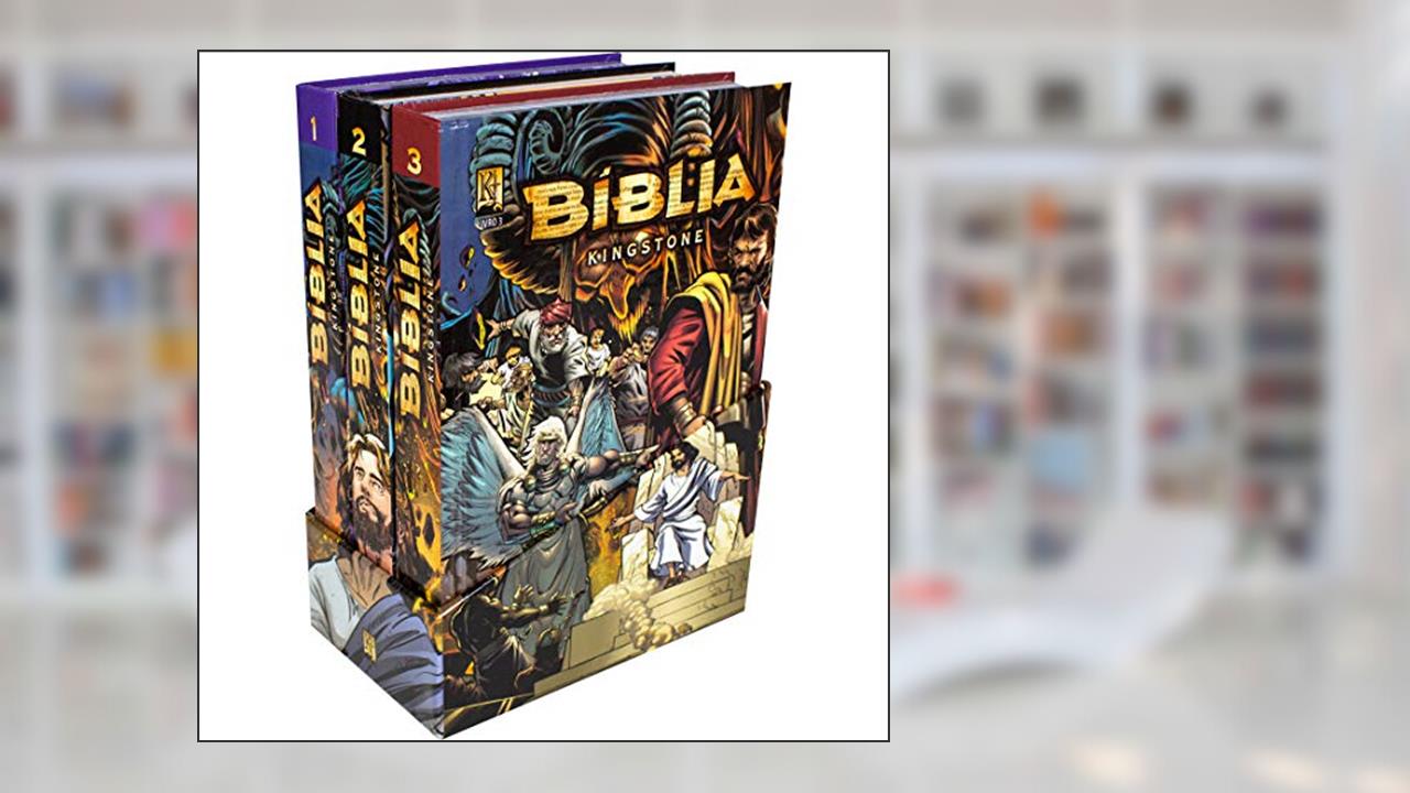 Capa de Bíblia Kingstone - 3 Volumes em Quadrinhos: Tradução Novos Leitores (TNL), do autor Sociedade Bíblica do Brasil