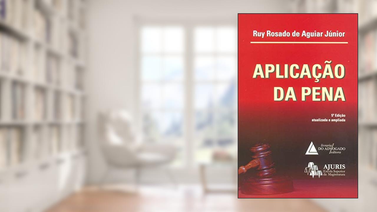 Capa de Aplicação Da Pena, do autor Ruy Rosado De Aguiar Júnior