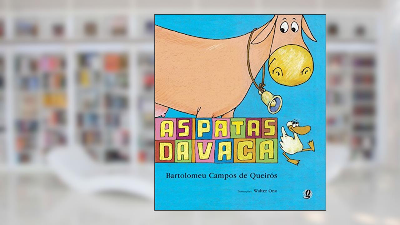 Capa de As patas da vaca, do autor Bartolomeu Campos de Queirós