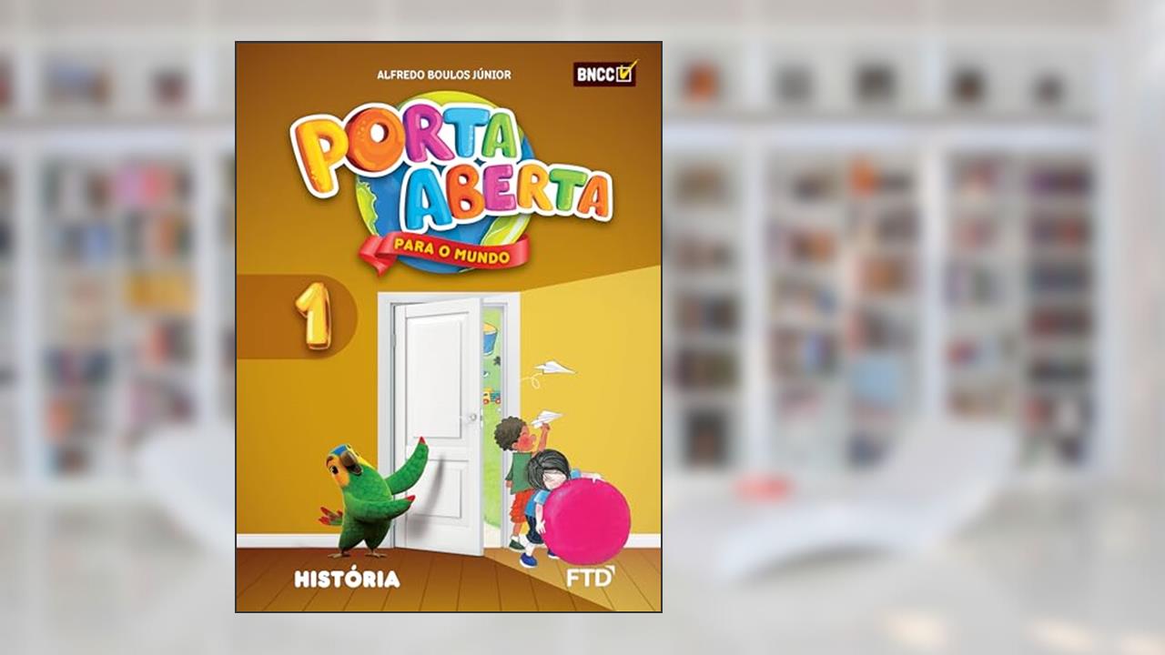 Capa de Porta Aberta História - 1º ano, do autor Alfredo Boulos Júnior