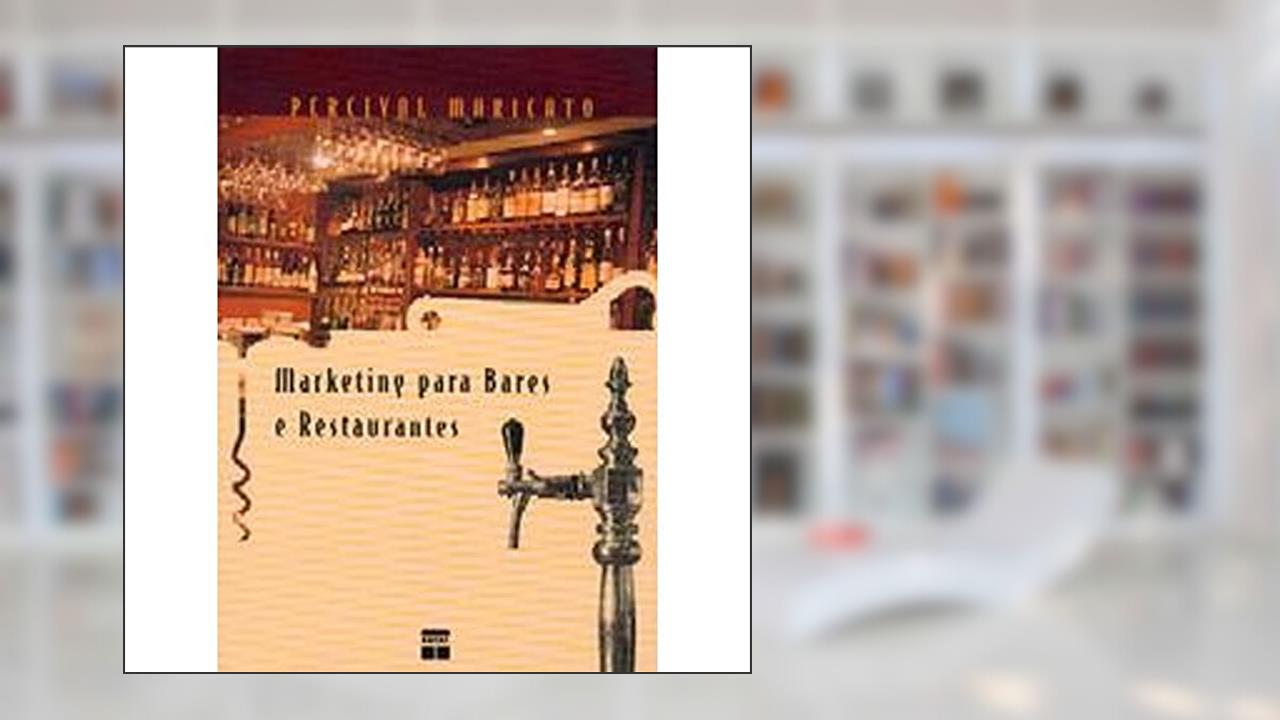 Capa de Marketing Para Bares E Restaurantes, do autor Percival Maricato