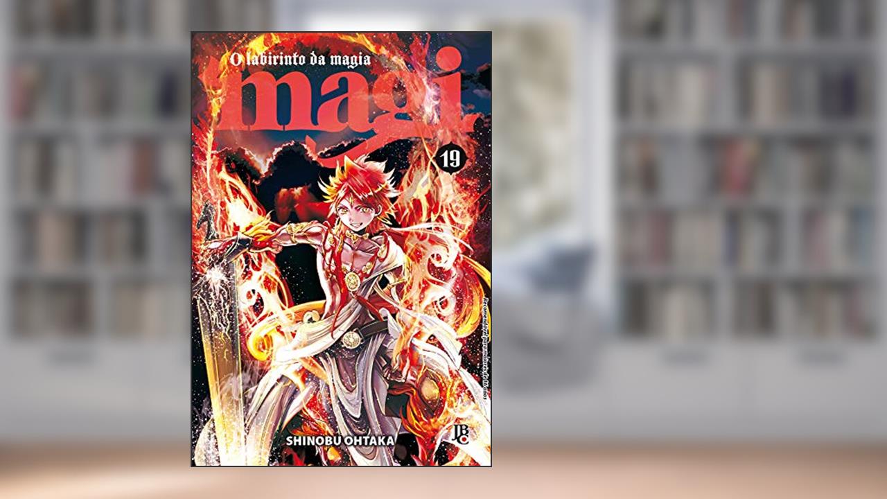 Capa de Magi: O labirinto da magia - Vol. 19, do autor Shinobu Ohtaka