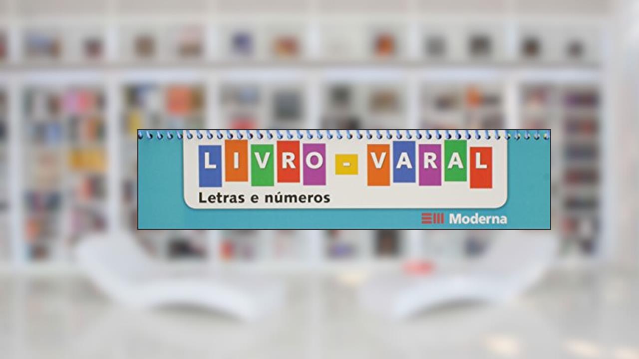 Capa de Livro-varal - Letras e números, do autor Edições Educativas da Editora Moderna