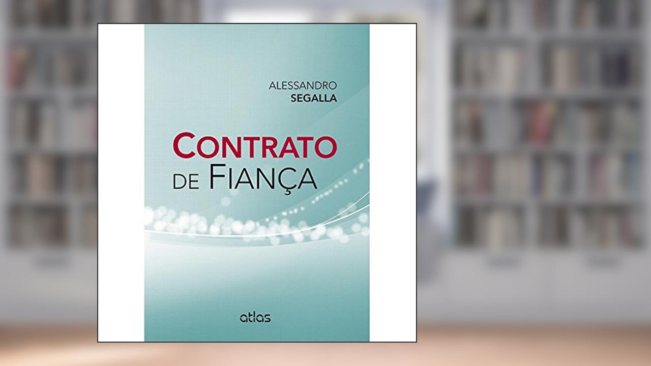 Capa de Contrato De Fiança, do autor Segalla