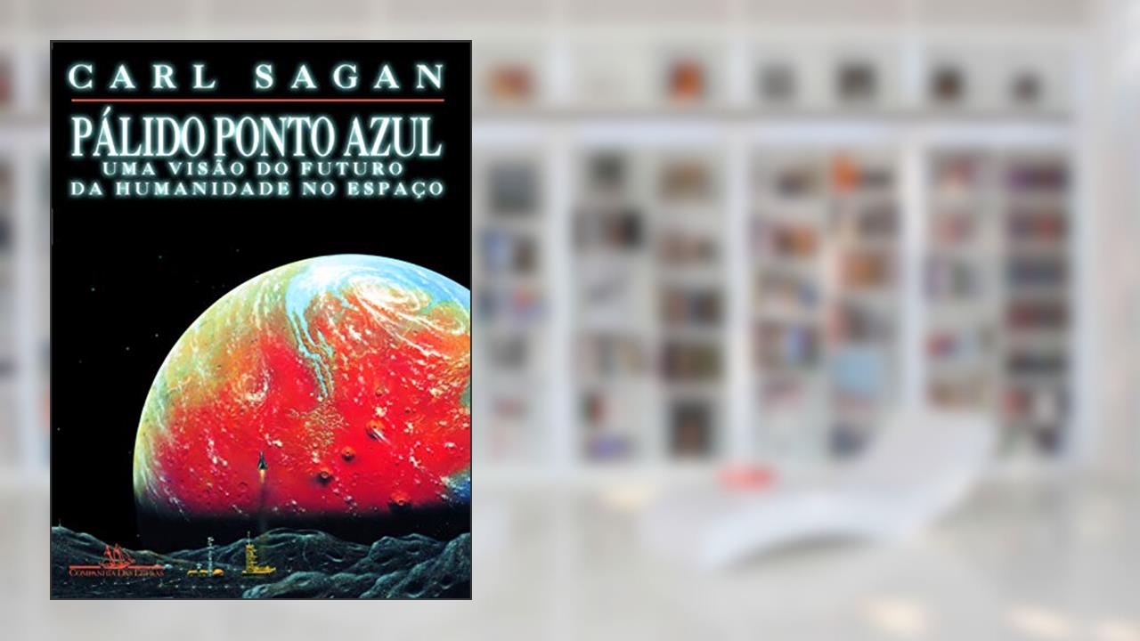 Capa de Pálido ponto azul, de Carl Sagan