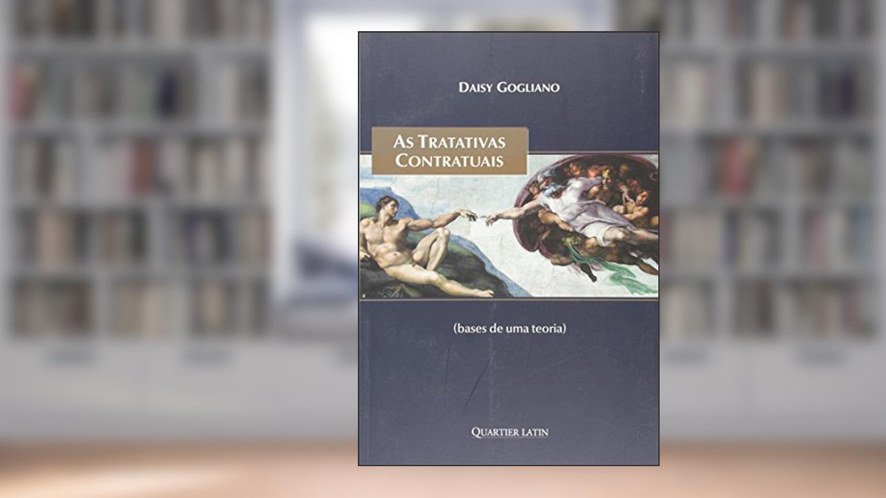 Capa de As Tratativas Contratuais, do autor Daisy Gogliano