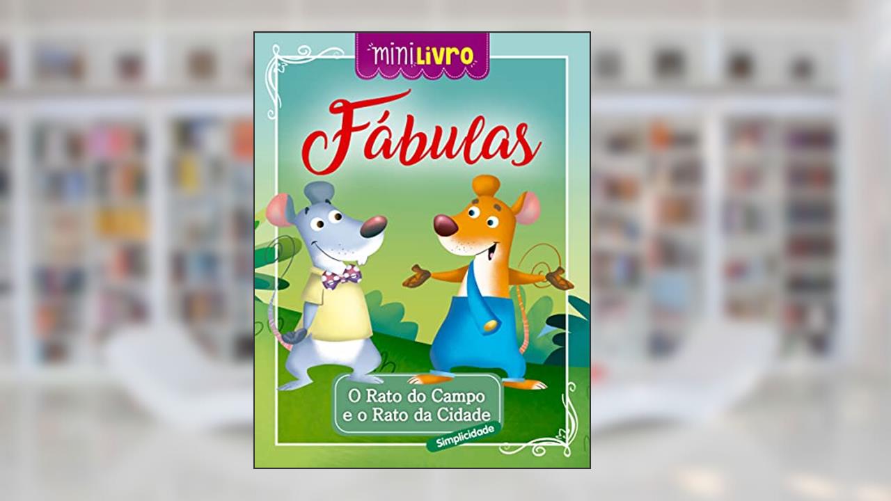 Fábulas - O rato do campo e o rato da cidade, do autor Ciranda Cultural
