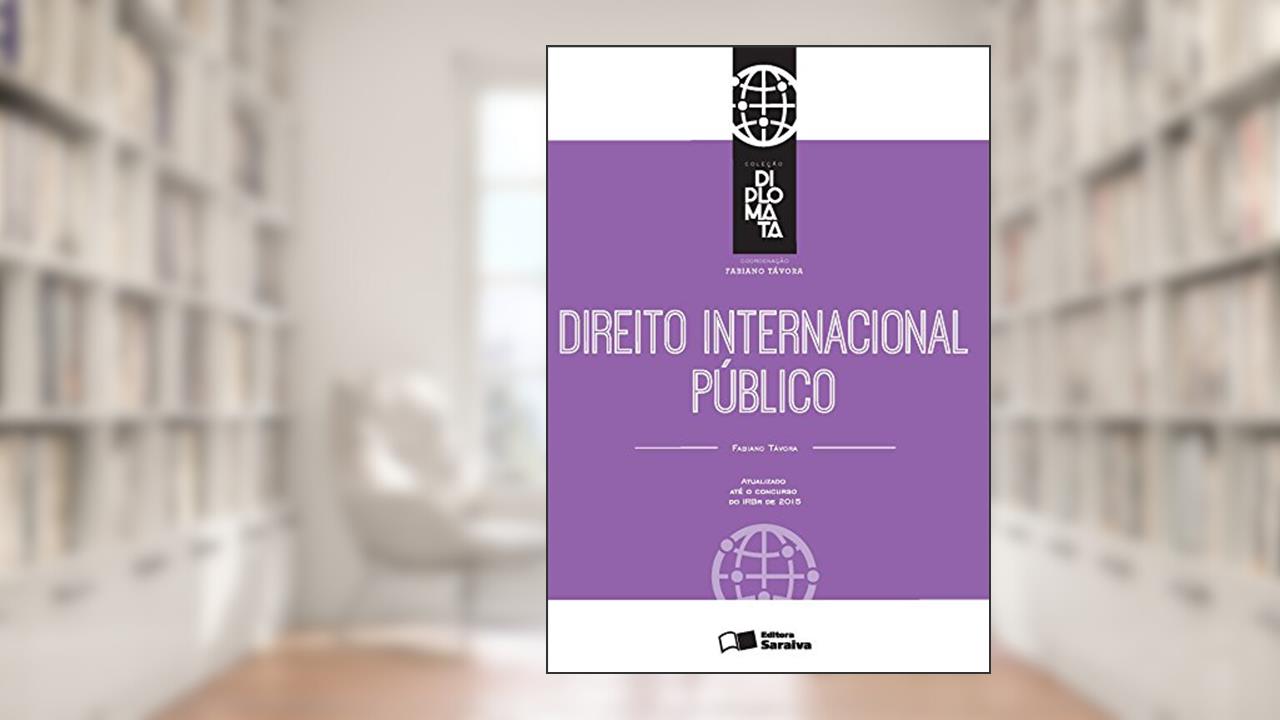 Capa de Direito internacional público - 1ª edição de 2015, do autor Fabiano Távora