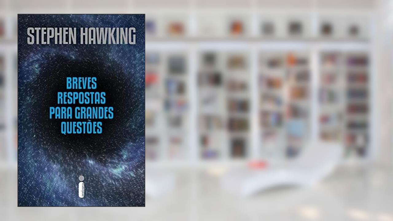 Capa de Breves respostas para grandes questões, do autor Stephen Hawking