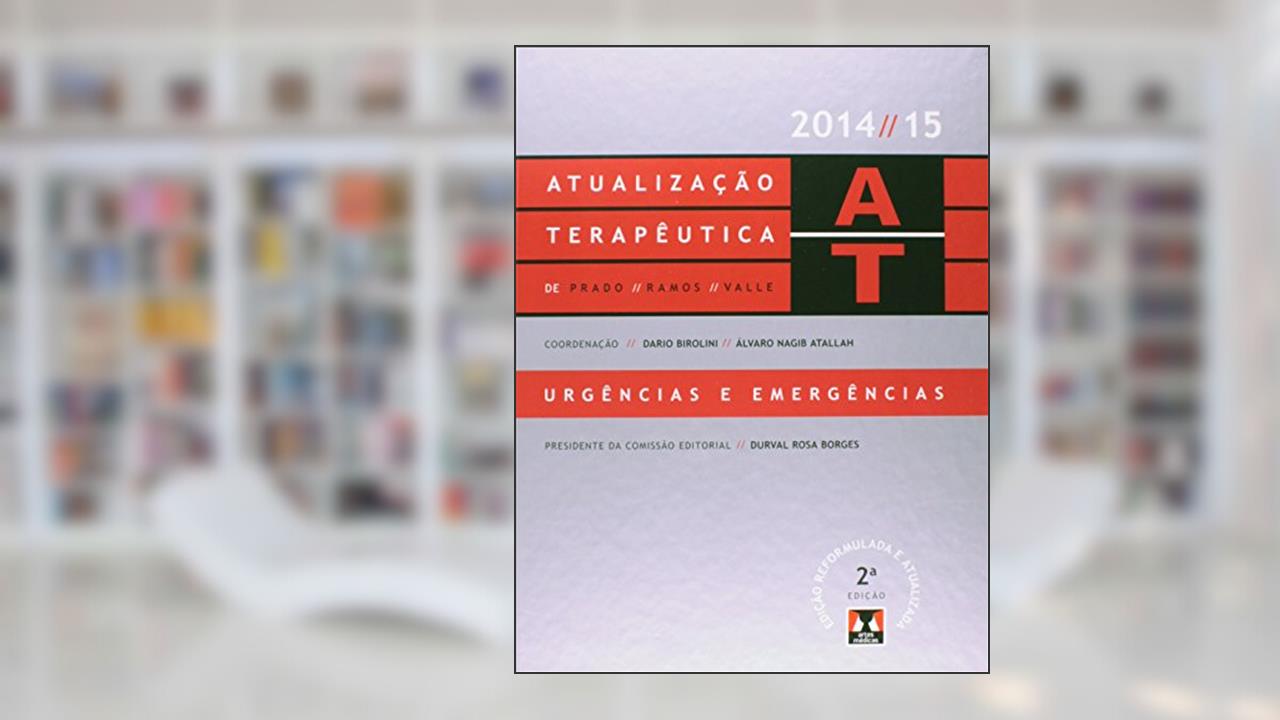 Capa de Atual. Terap. De Prado,Ramos Valle:Urg. E Emerg.*, do autor Durval Rosa Borges