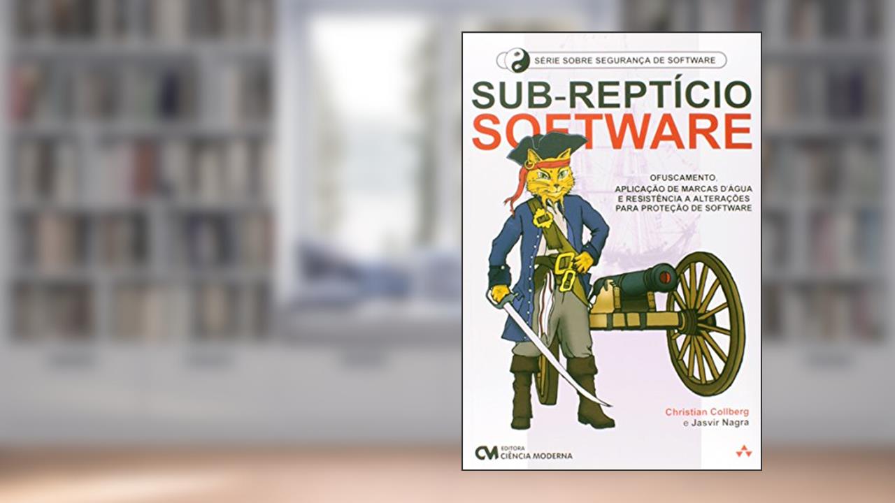 Capa de Sub-Repticio Software - 1, do autor Collberg/ Nagra