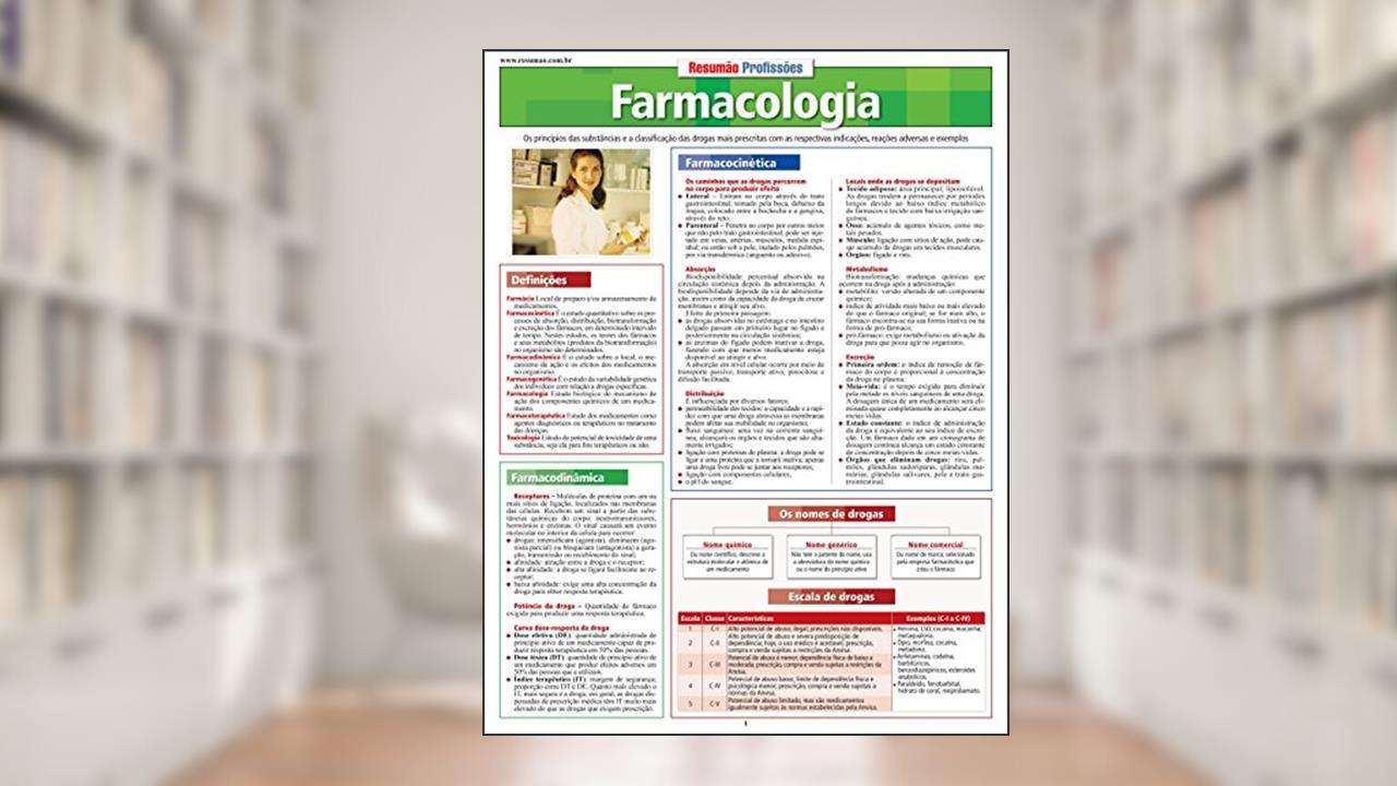 Capa de Farmacologia, do autor Becky Rodda; Suzanne L. Tinsley