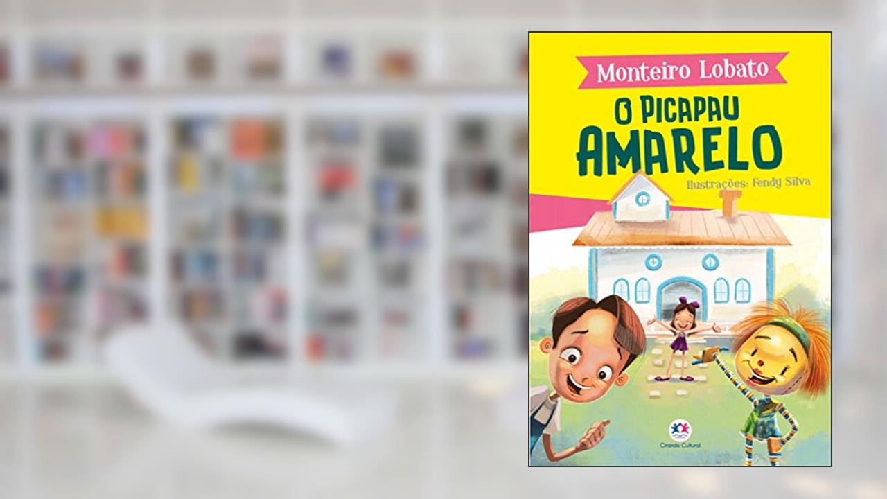 Capa de O Picapau Amarelo, do autor Monteiro Lobato