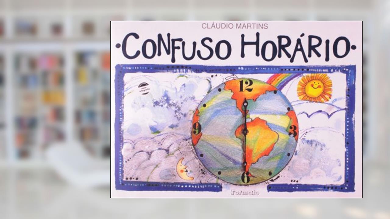 Capa de Confuso horário, do autor Cláudio Martins