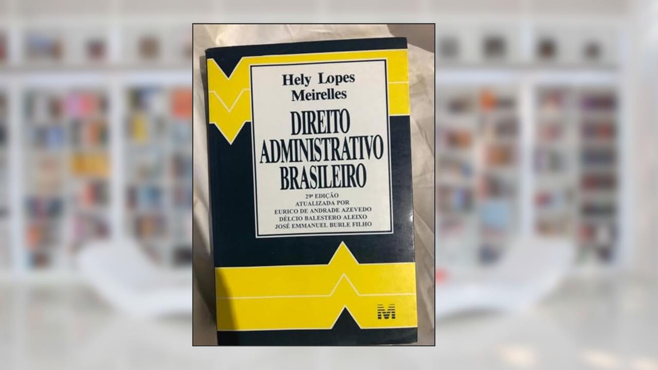Capa de Direito Administrativo Brasileiro - 29 Edição 2004, do autor Meirelles Hely Lopes