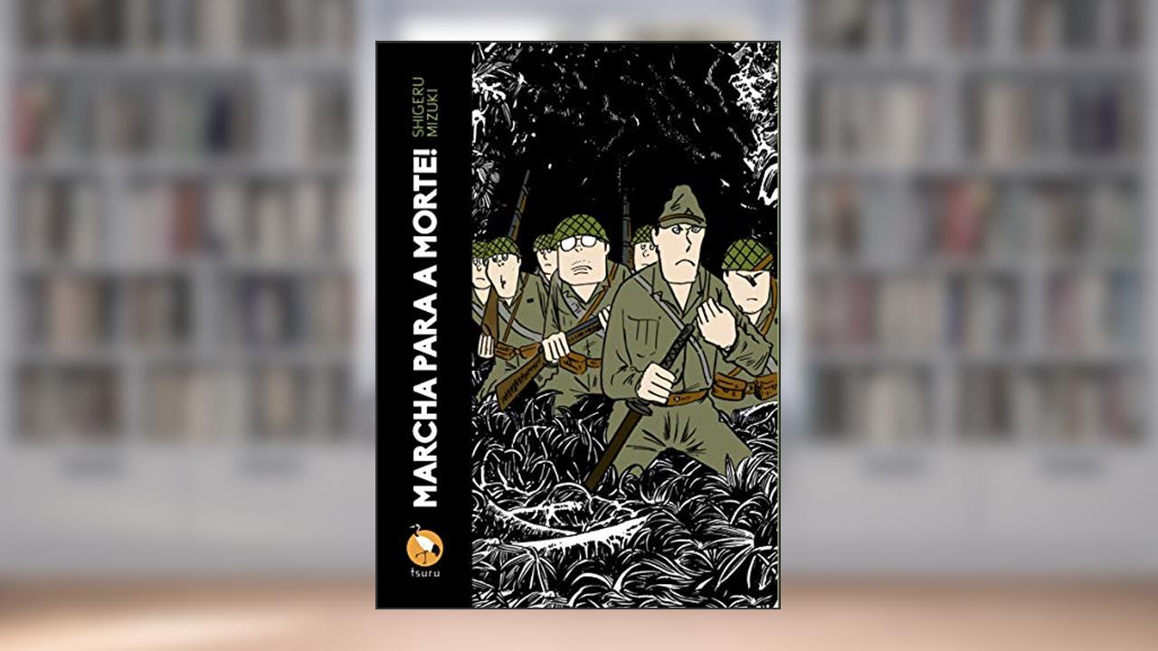 Capa de Marcha Para a Morte - 2a Edição, do autor Shigeru Mizuki