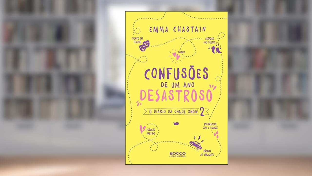 Capa de Confusões de um ano desastroso, do autor Emma Chastain