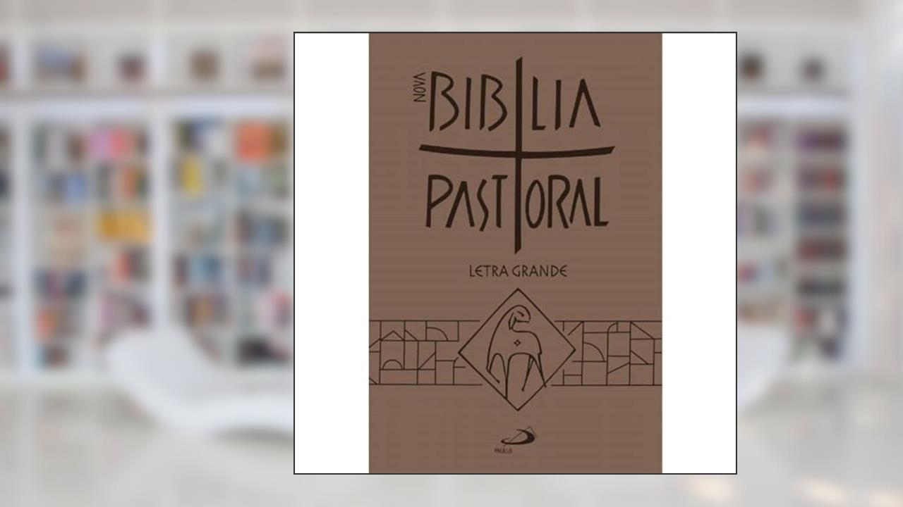 Capa de Bíblia Pastoral - Zíper - Marrom: Letra Grande, do autor Paulus Editora
