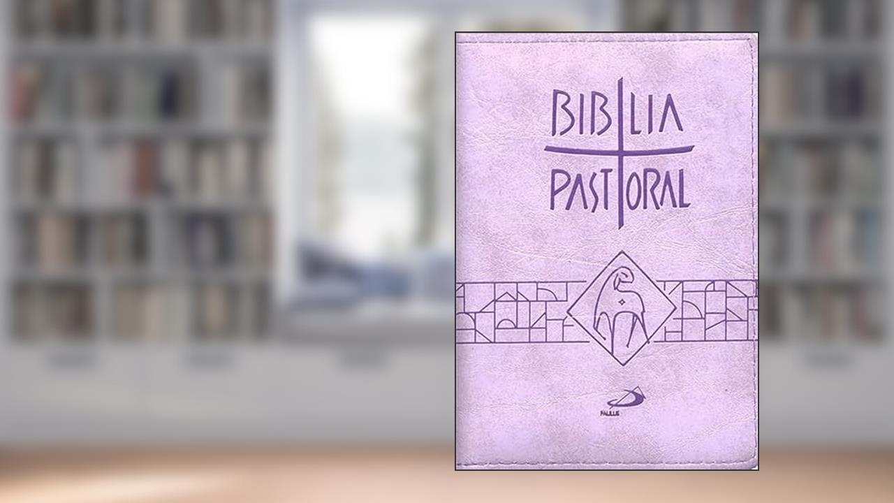 Capa de Bíblia Pastoral - Média - Zíper: Lilás, do autor Paulus Editora