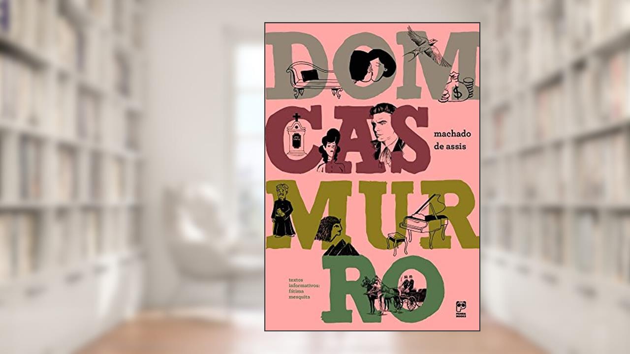Capa de Dom Casmurro, do autor Machado de Assis