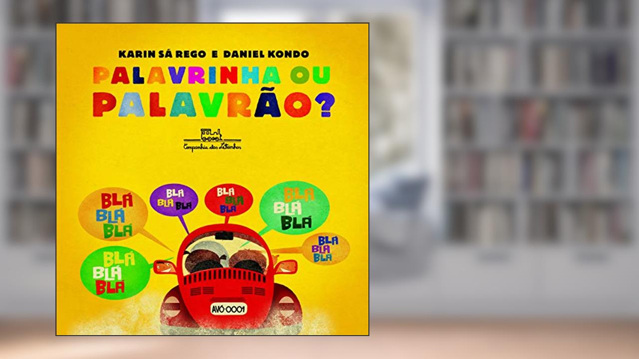 Capa de Palavrinha ou palavrão?, do autor Daniel Kondo; Karin Sá Rego