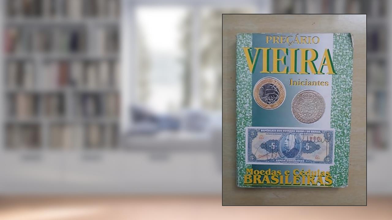 Capa de Preçário Vieira - Iniciantes: Moedas e Cédulas Brasileiras, do autor Julio Vieira Filho