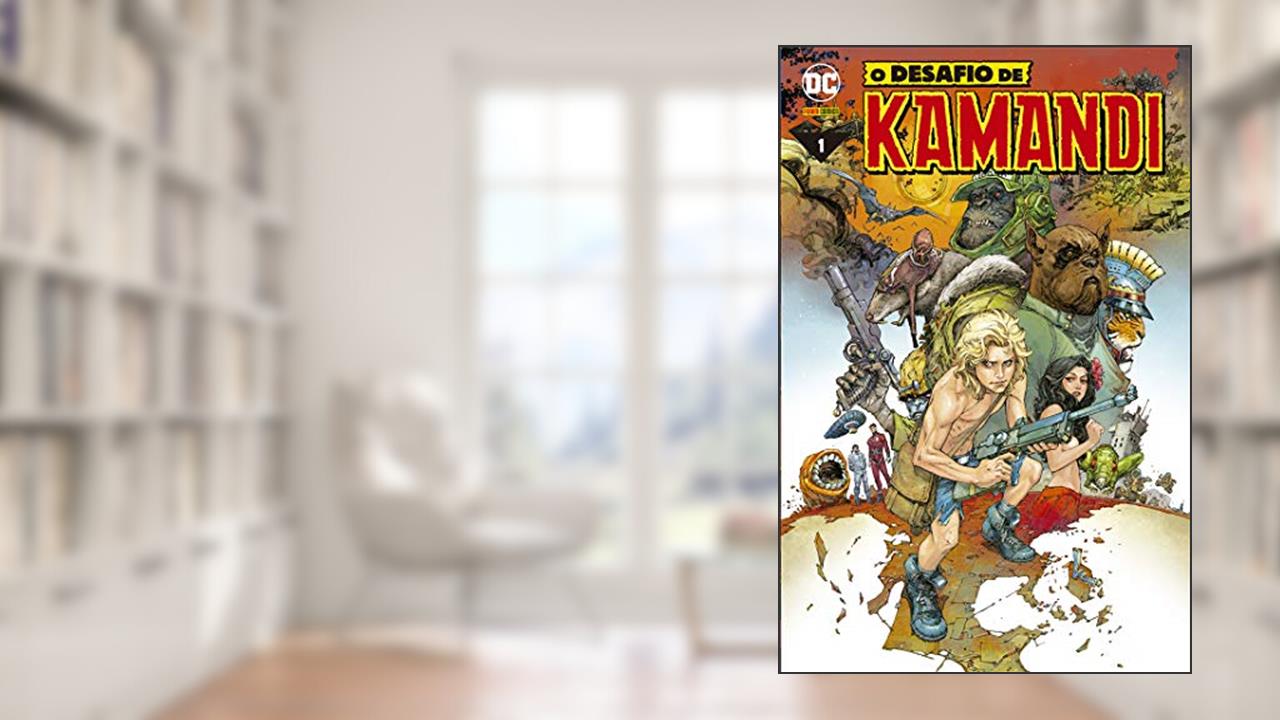 Capa de O Desafio de Kamandi - Volume 01, do autor Dan Abnett