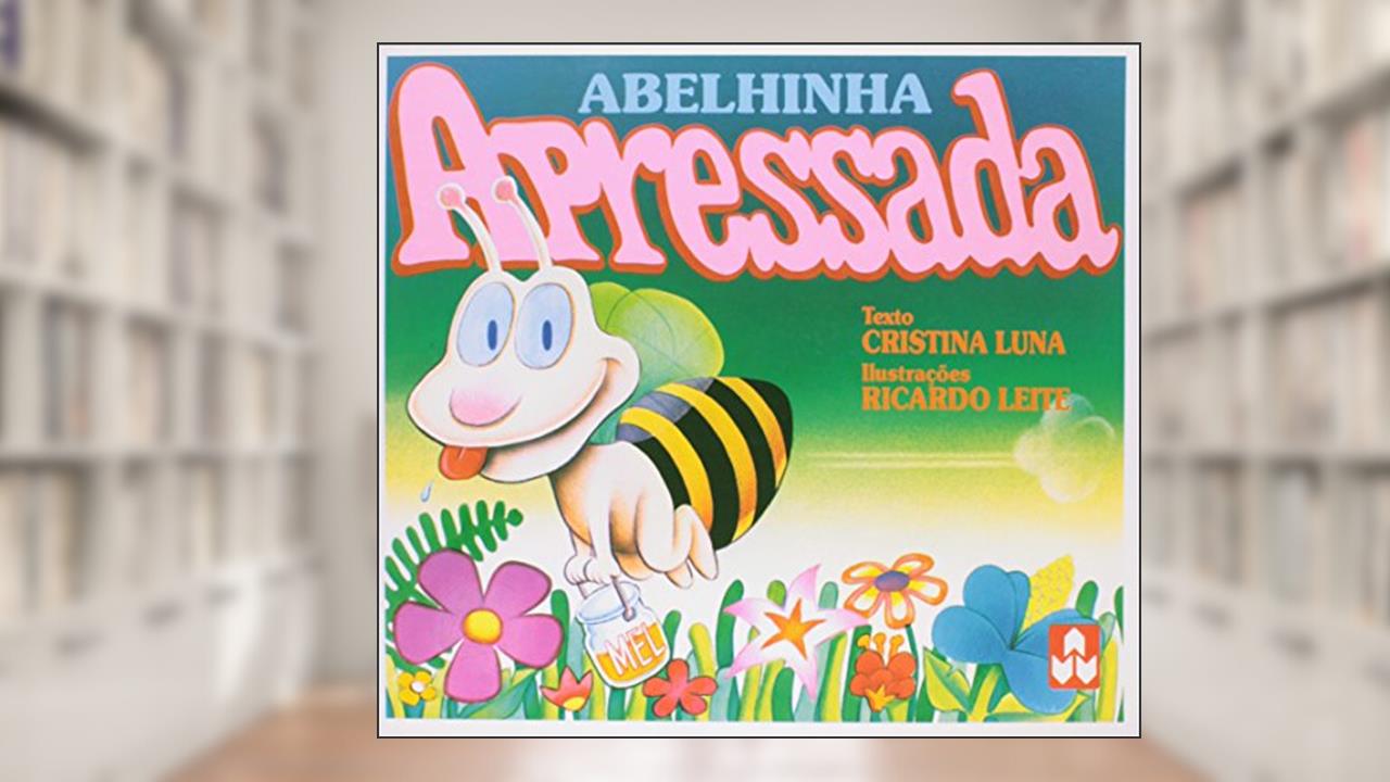 Capa de Abelhinha Apressada, do autor Cristina Luna