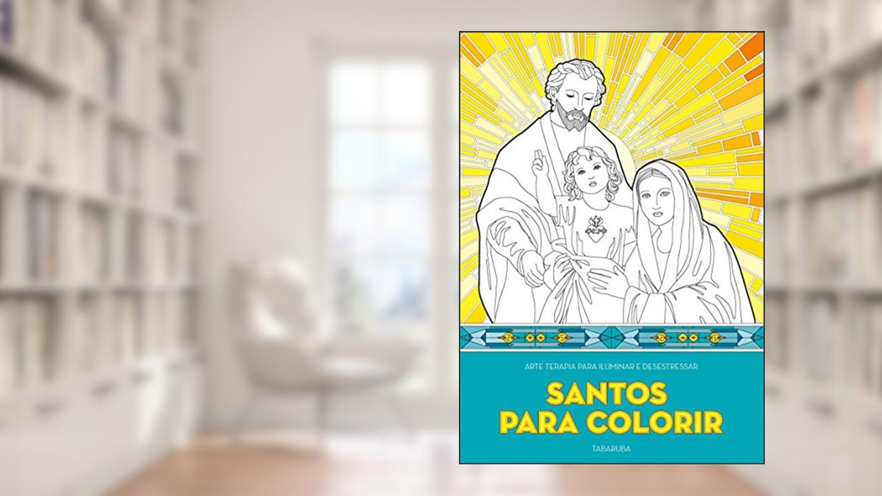 Capa de Santos para colorir: Arte terapia para iluminar e desestressar, do autor Vários autores