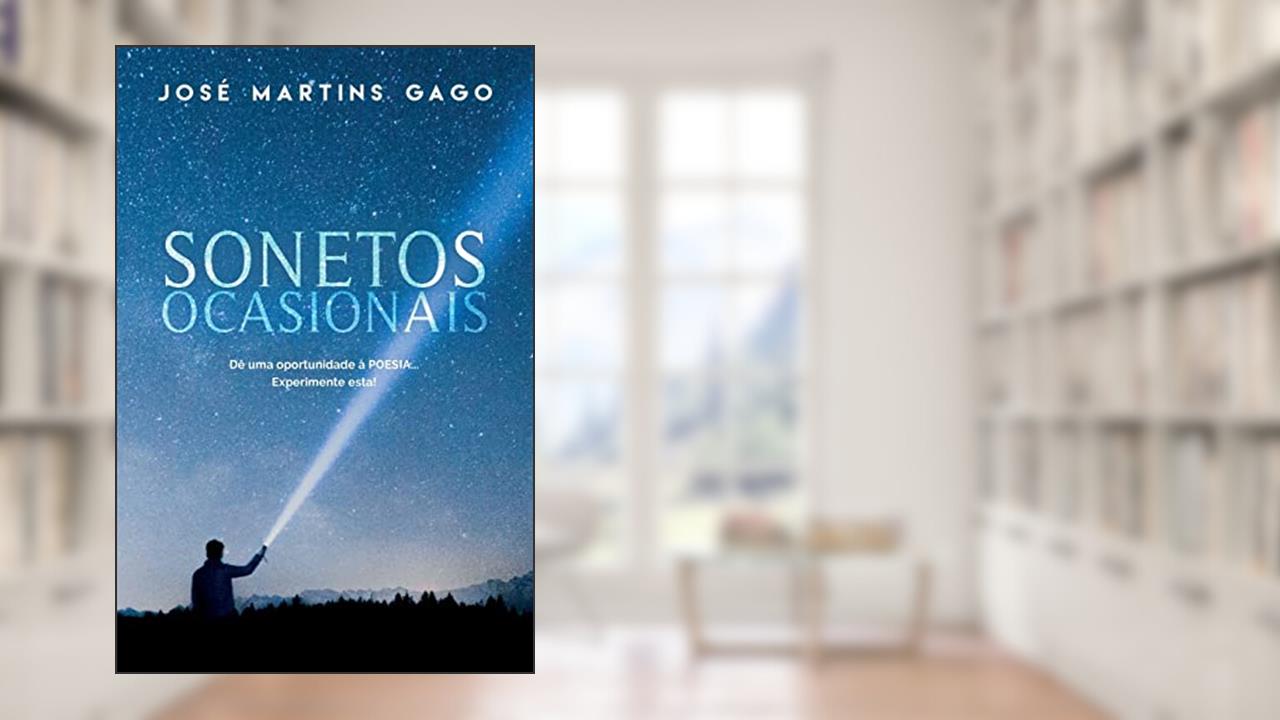 Capa de Sonetos Ocasionais, do autor Jose Martins Gago