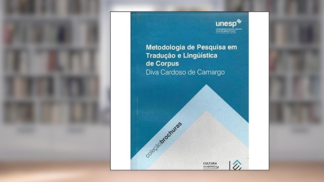 Capa de Metodologia de Pesquisa em Tradução e Linguística de Corpus, do autor Diva Cardoso de Camargo